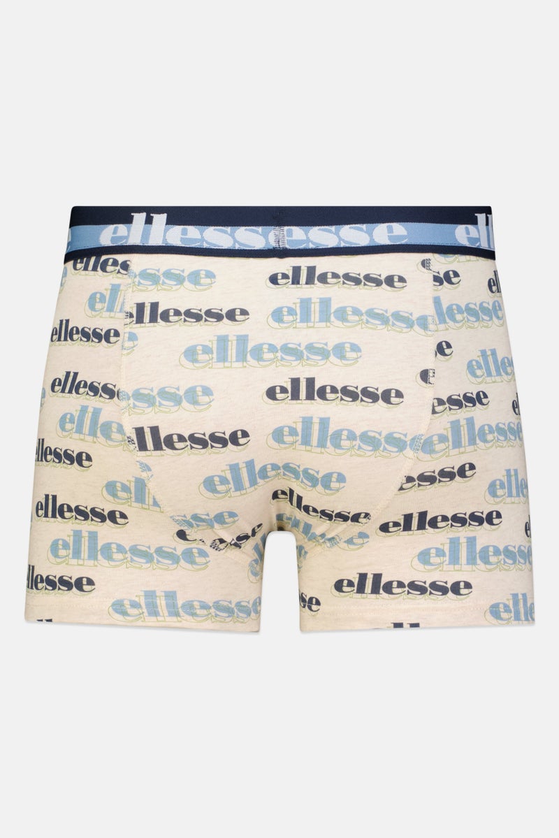 Ellesse Men 3 Pieces Brand Logo Trunks, Multicolor - Image 2